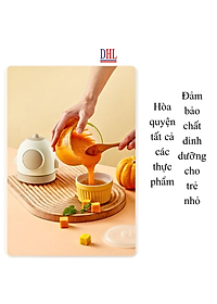 Máy xay mini Mitomo MT-350 cối thủy tinh 6 Lưỡi ,máy xay ăn dặm cho bé, xay thịt cháo sinh tố, tỏi ớt 300ml- Hàng Chính Hãng