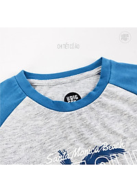 Bộ Bé Trai Bigfox, Bộ Cộc Tay Trẻ Em Mùa Hè Chất Cotton Mát In Hình Ván Lướt Sóng