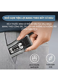 Máy cạo râu mini Kemei KM-T98 công suất mạnh mẽ 5W chống nước IPX5 - Hàng chính hãng