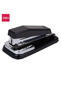 Dập Ghim Xoay Chiều 25 Trang Deli, Xám, Đen, Xanh Dương - 1 Cái E0414