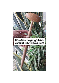 Búa Đấm Huyệt Đạo Massager- Gỗ Bách Xanh KT 32 X 9.5 X 4.5 CM - Gõ Thư Giãn Vùng Thái Dương - Gõ Trên Cánh Tay