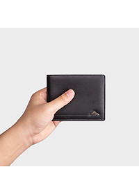 Ví nam da bò Lata ( Thời trang nam gấp 2 dáng ngang - Ví da thật LVN98 )