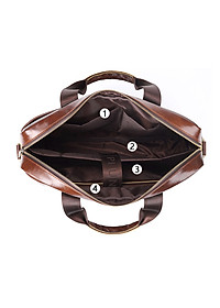 Túi xách nam da bò thật - túi xách nam da bò thật cao cấp ( 15,6")