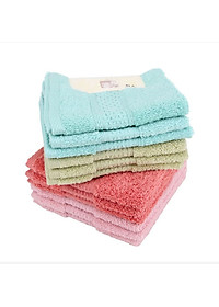 Bộ 3 khăn mặt xuất Nhật tặng kèm 1 khăn tắm mềm mịn ( giao mầu ngẫu nhiên )