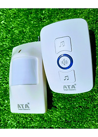 Bộ Chuông Báo Khách Chống Trộm Không Dây Hồng Ngoại Đa Năng ATA AT-338 Cao Cấp.