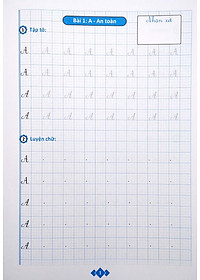 Vở Luyện Viết Chữ Đẹp Lớp 2 - Tập 1 (Biên Soạn Theo Chương Trình Sách Giáo Khoa Mới)