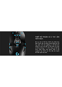 Chuột game không dây Lightspeed RGB Logitech G903 - Cảm biến Hero 25k, pin sạc 140h+, thiết kế thuận cả 2 tay, pin 180h, PC/Mac - Hàng chính hãng