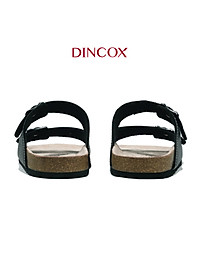 Dép Đế Trấu Nam 2 Khóa Charcoal DC01 Dincox