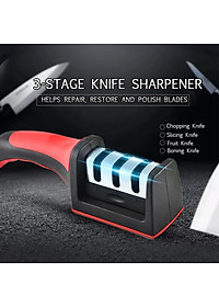 Dụng Cụ Mài Dao 3 Rảnh Cấp Độ Bằng Tay - Không Thể Thiếu Trong Nhà Bếp - Hàng Chính Hãng MINIIN