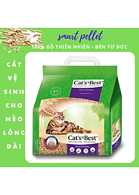 Cát Vệ Sinh Hữu Cơ Vón Cục Cho Mèo Lông Dài Smart Pellets Cat’s Best CBSP05L (2.5kg)