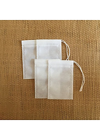 Set 100 túi lọc trà vải không dệt- sản phẩm có nhiều kích thước