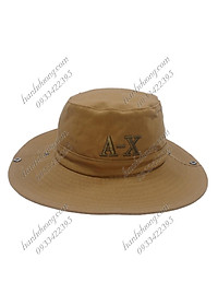 Mũ tai bèo nam thêu chữ A-X nón tai bèo lính vành rộng giúp chống nắng tốt với chất liệu vải cotton tốt mềm mại dễ thấm