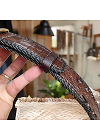 Thắt Lưng Cá Sấu [DÂY LIỀN NGUYÊN CON ĐAN VIỀN THỦ CÔNG RẤT ĐẸP VÀ BỀN]