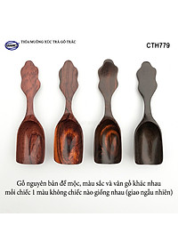 Muỗng xúc trà gỗ trắc/cẩm siêu sạch (HAHANCO) Dụng cụ hữu dụng khi thưởng trà - CTH779