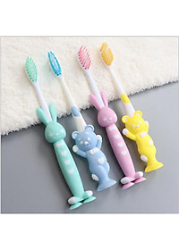 Set 4 Bàn Chải Hình Thú Ngộ Nghĩnh Cho Bé Chuẩn Nhật - Hàng Chính Hãng MINIIN