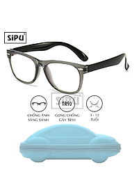 [Kèm Video] Mắt Kính Trẻ Em SiPU Chính Hãng MK07 Chống Ánh Sáng Xanh + Chống gãy - Bé Trai Bé Gái (Kèm Hộp Ô Tô)