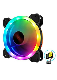 Quạt  tản nhiệt, Fan Case Led RGB Coolmoon K2 - Hàng Chính Hãng