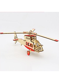 Đồ chơi lắp ráp gỗ 3D Bộ 9 Mô hình Máy bay Chiến đấu Laser