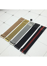 Dây Đồng Hồ 20mm Thép Lưới Nam Châm Cho Đồng Hồ Samsung Galaxy Watch Active 2, Active, Galaxy Watch 42mm