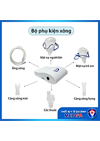 Máy xông khí dung OROMI TL-162 - Bộ xông mũi họng cho người lớn và trẻ em - Bảo hành chính hãng 5 năm