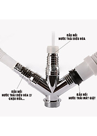 Bộ thoát nước máy giặt, thoát nước thải, nước thoát sàn nhà tắm, vệ sinh kiêm chống mùi hôi, ngăn côn trùng trào ngược – Bộ chia 3, MIHOCO 312
