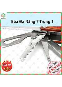 (An Tâm) Búa Cứu Hộ Đa Năng 7 Trong 1 KhoNCC Hàng Chính Hãng - Với Nhiều Tiện Ích Khác - Có Đầu Nhọn Đập Kính Xe Hơi Khi Thủy Kích, Cháy Nổ - KDHS-BUADN-580