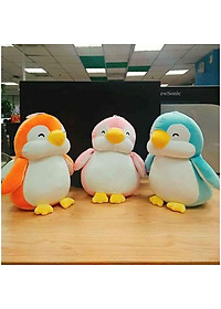 Gấu Bông Chim Cánh Cụt Siêu Mềm Siêu Dễ Thương Cho Bé Và Bạn Gái (20cm--->35cm) Tặng Kèm 1 Móc Khoá Dapu Đính Đá Xinh Xắn Như Hình