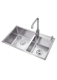 CHẬU RỬA INOX KAFF KF-HM8245L - Hàng Chính Hãng