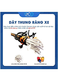 Dây Thun Ràng Hàng Có Móc Lõi Thép – Tăng Chỉnh Dài Ngắn – Buộc Hàng Xe Máy, Xe Ba Gác Cực Chắc Dài 2m, 3m, 4m