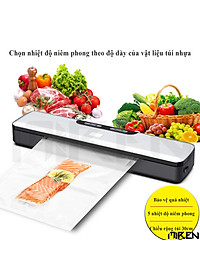 Máy Hút Chân Không Thực Phẩm Vacumm Sealer Đa Năng Hàn Miệng Túi Cao Cấp – Chế Độ Hút Khô, Ướt, Thịt & Chế Độ Hút, Seal Thủ Công Cho Thực Phẩm Rau Củ Quả. Hạt, Bột, Mềm Tùy Chọn. Hàng Chính Hãng