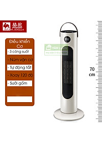 Máy sưởi ấm phòng ngủ, quạt sưởi gốm cho phòng 25m2, máy sưởi mini nóng nhanh an toàn cho trẻ em - Hàng chính hãng