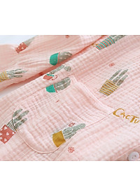 Bộ Đồ Bầu Và Cho Con Bú, Pijama Sau Sinh Azuno AZ2309 Chất Đũi Mềm Mại, Có Khe Mở Ngực Hàng Cao Cấp Cho Mẹ