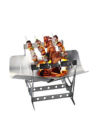 Portable Lightweight Folding Camping Stove Grill Stoves for Campfire Grill BBQ Traveling Picnic Cooking Burner