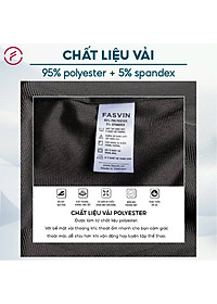 Bộ quần áo gió nam 2 lớp có mũ FASVIN BC24639.HN vải thể thao cao cấp lót vải thun hàng chính hãng