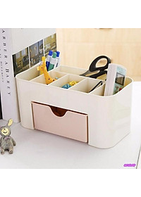 Kệ đựng mỹ phẩm mini đẻ bàn bằng nhựa – Giao màu ngẫu nhiên