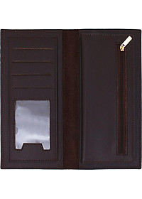 Ví Cầm Tay Unisex Da Bò Pháp BALZIO UWCOW H02-BR