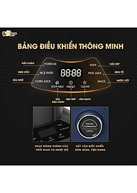 Máy Làm Sữa Hạt Cách Âm, Máy Xay Sữa Hạt BEAR PBJ-B06S2 9 Chức Năng Nấu Xay, Dung Tích 1.5 Lít Công Suất 800 W - Hàng Chính Hãng