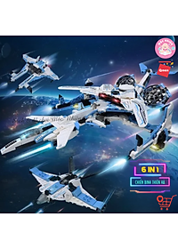 Đồ Chơi Lắp Ráp Xếp Hình Qman 41106 - Biệt Đội Tiên Phong - Máy Bay Chiến Đấu Thiên Hà