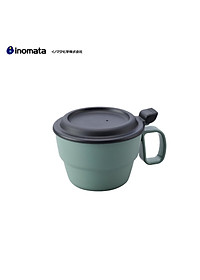 Cốc uống nước Inomata có nắp đậy an toàn giúp giữ gìn vệ sinh cốc & đồ uống bên trong - nội địa Nhật Bản