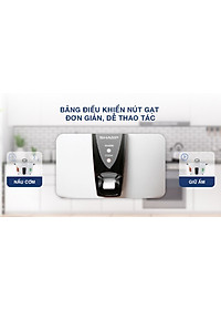 Nồi Cơm Điện Nắp Rời Sharp KSH-D55V (5L) - Trắng - Hàng chính hãng