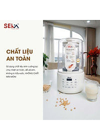 (Phiên Bản Mới) Máy Làm Sữa Hạt Đa Năng 1,5L SEKA E600 Chống Trào, Chống Ồn, 8 Chức Năng - Hàng Chính Hãng