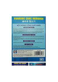 Combo gói bột tẩy vệ sinh lồng máy giặt Hàn Quốc 450g Kèm Bột thông cống Hando 100g xuất khẩu