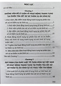 Hoạt Động Tranh Tụng Tại Phiên Tòa Xét Xử Sơ Thẩm Vụ Án Hình Sự