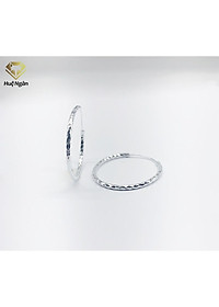 Bông tai bạc Ý 925 Huệ Ngân - Vòng to xinh RYE30C14101