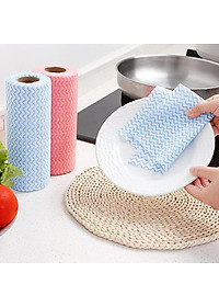Combo 5 cuộn giấy lau đa năng loại đẹp,giấy lau, đồ dùng phòng bếp, vệ sinh nhà cửa ( giao mầu ngẫu nhiên)