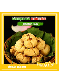 Đặc Sản Sóc Trăng - Bánh Hạnh Nhân Hộp Giấy 300G, Bánh Hạnh Nhân Tân Huê Viên Sóc Trăng, Bánh Bột Đậu, BáNh KẹO ĂN VặT Sài Gòn