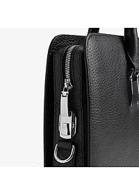 Túi Xách, Cặp Thời Trang Nam Khóa Số Cao Cấp Da Bò Mill CTS12 Đen