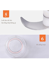 Máy Xay Tỏi , Máy Xay Thức Ăn Đa Năng Tiện Dụng - Pin Sạc Tích Điện - Dung Tích 250ml - Energy Green Lighting