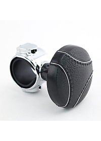 Tay Quay Trợ Lực Vô Lăng Ô Tô CIND JM-7613BS Màu Đen Chỉ Bạc