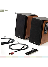 Edifier R1700BT+ ( R1700BT Plus) - Loa Bookself Kiểm Âm, Bluetooth 5.3, Hi-Res Audio, Công Suất 66W - Hàng Chính Hãng